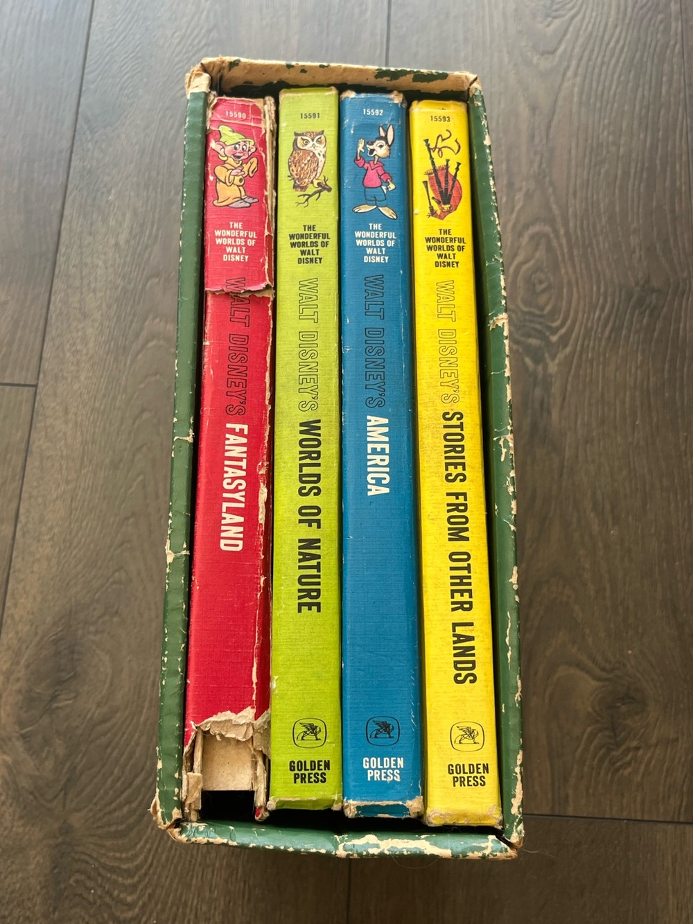 Vintage 1965 The Wonderful Worlds of Walt Disney Children's Book Set